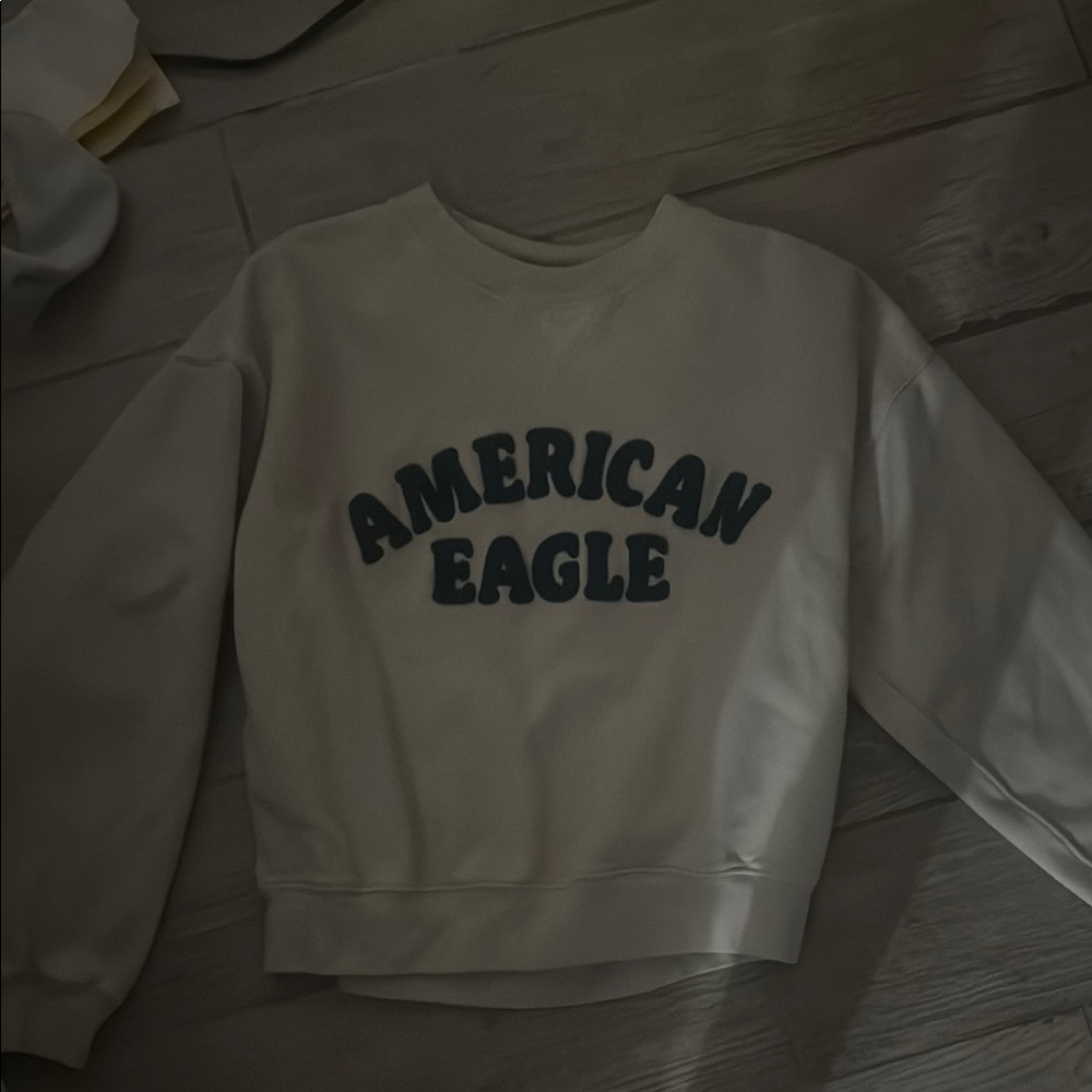 American Eagle Outfitters Cream Sweater